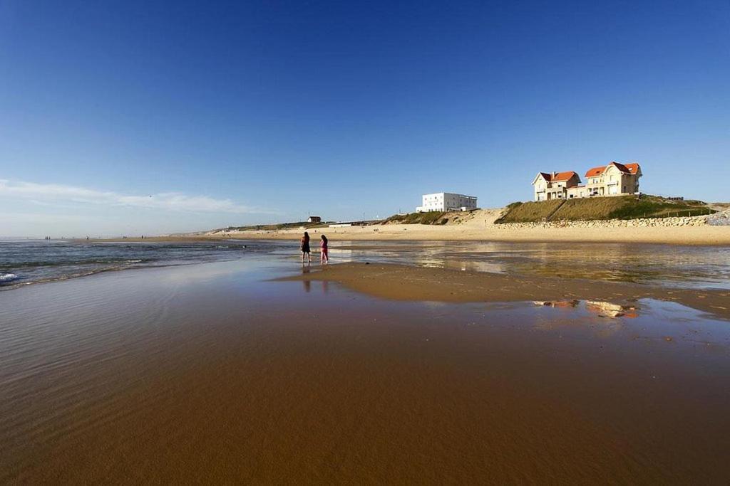 Biscarrosse Duplex Classe 2 Etoiles Avec Parking Privatif Pour 6 Personnes Bagian luar foto
